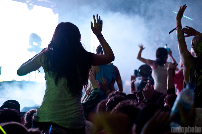 Bassnectar at This Tent, June 11, 2010. Photo by Chris Barth.