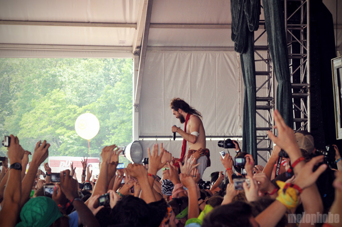 Edward Sharpe and the Magnetic Zeros at The Other Tent, June 11, 2010. Photo by Hayley Kennedy.