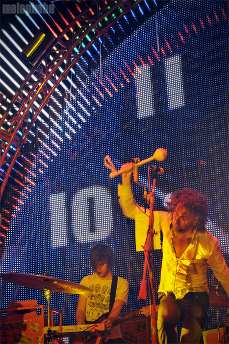 The Flaming Lips at Which Stage, June 11, 2010. Photo by Hayley Kennedy.