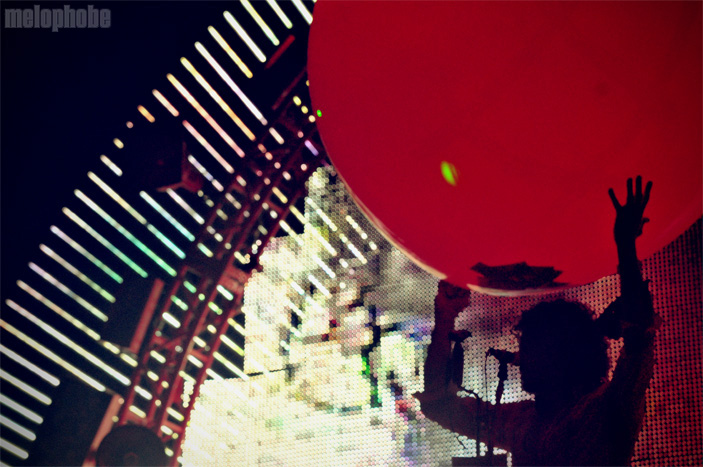 The Flaming Lips at Which Stage, June 11, 2010. Photo by Hayley Kennedy.