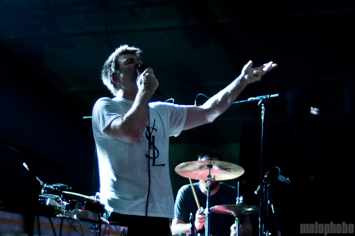 LCD Soundsystem at This Tent, June 11, 2010. Photo by Chris Barth.
