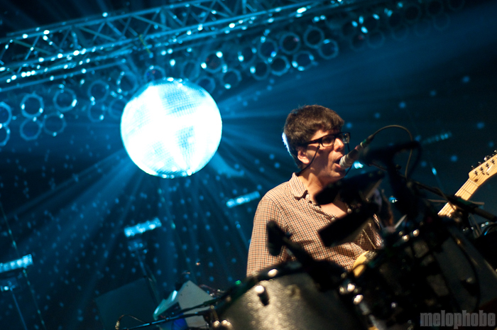 LCD Soundsystem at This Tent, June 11, 2010. Photo by Chris Barth.