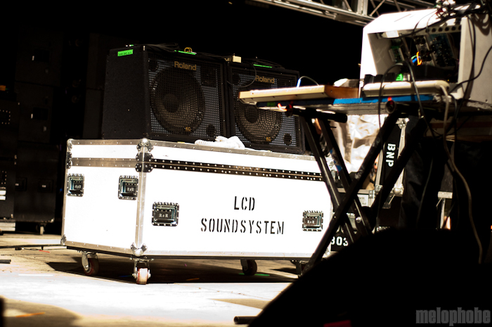 LCD Soundsystem at This Tent, June 11, 2010. Photo by Chris Barth.