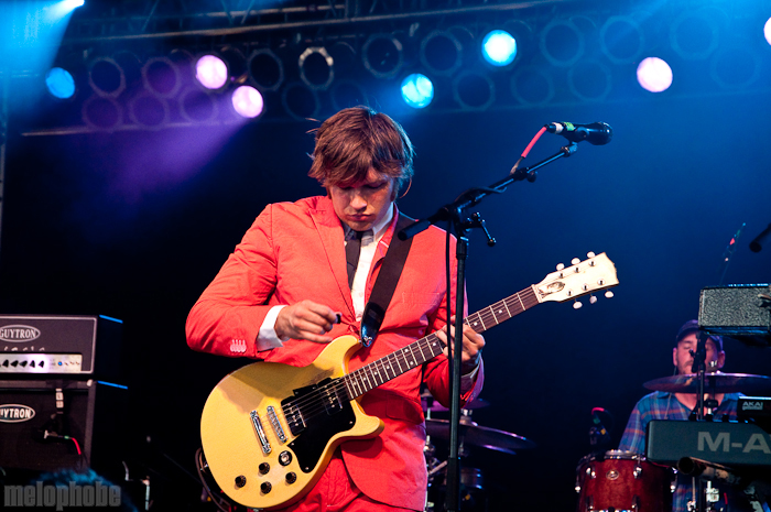 OK Go at The Other Tent, June 11, 2010. Photo by Chris Barth.