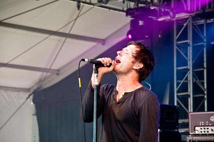 OK Go at The Other Tent, June 11, 2010. Photo by Chris Barth.