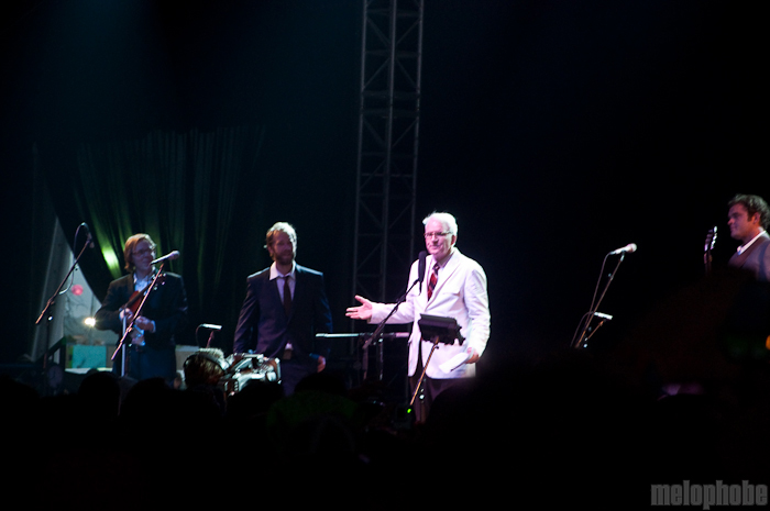 Steve Martin & The Steep Canyon Rangers at That Tent, June 11, 2010. Photo by Chris Barth.
