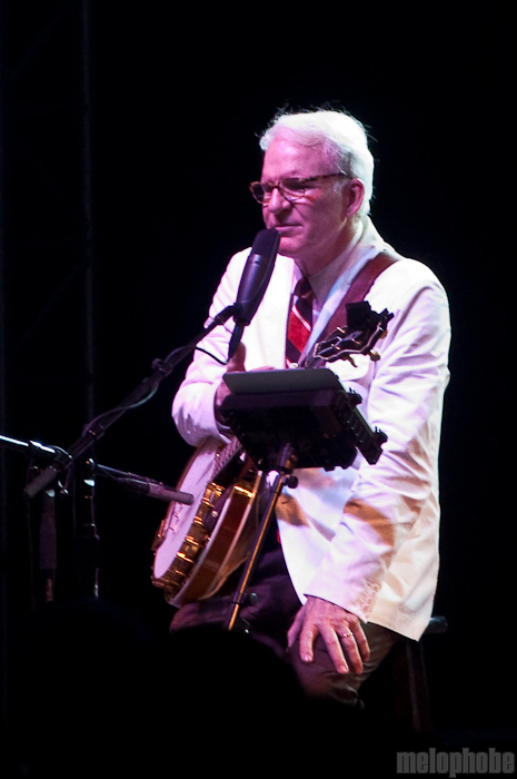 Steve Martin & The Steep Canyon Rangers at That Tent, June 11, 2010. Photo by Chris Barth.