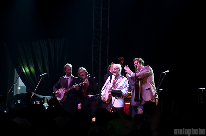 Steve Martin & The Steep Canyon Rangers at That Tent, June 11, 2010. Photo by Chris Barth.