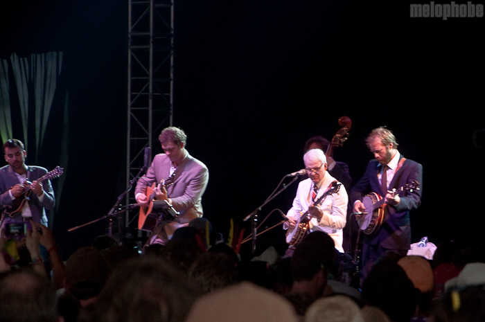 Steve Martin & The Steep Canyon Rangers at That Tent, June 11, 2010. Photo by Chris Barth.