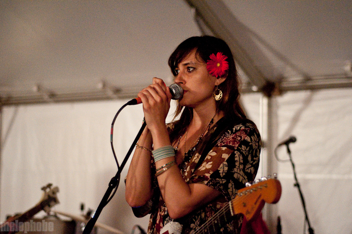Warpaint at Troo Music Lounge, June 11, 2010. Photo by Chris Barth.