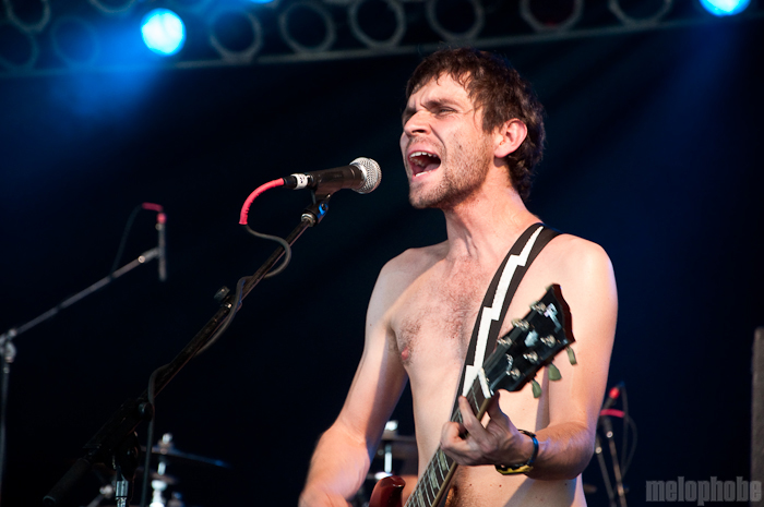 Bomba Estéreo at The Other Tent, June 12, 2010. Photo by Chris Barth.