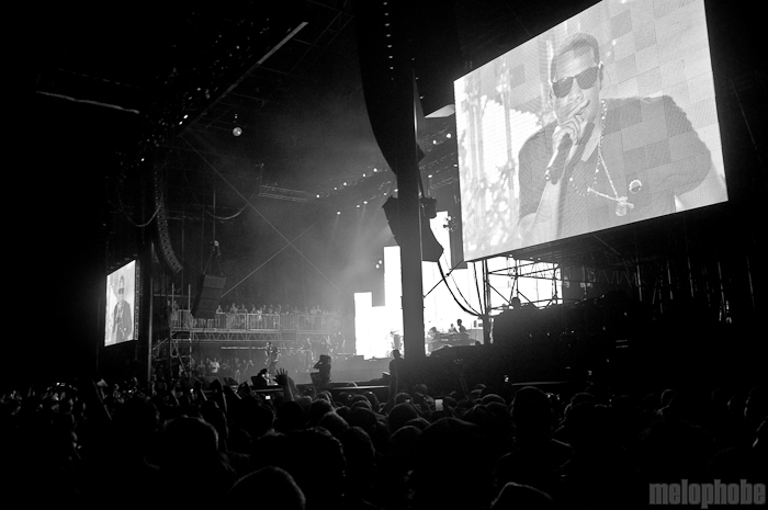 Jay-Z at What Stage, June 12, 2010. Photo by Chris Barth.