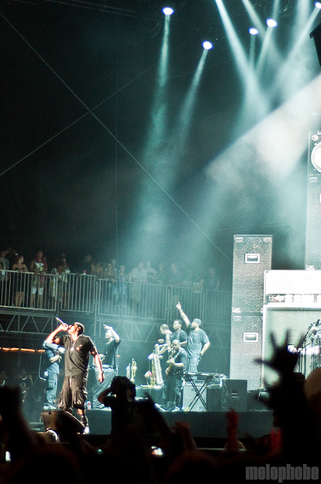 Jay-Z at What Stage, June 12, 2010. Photo by Chris Barth.