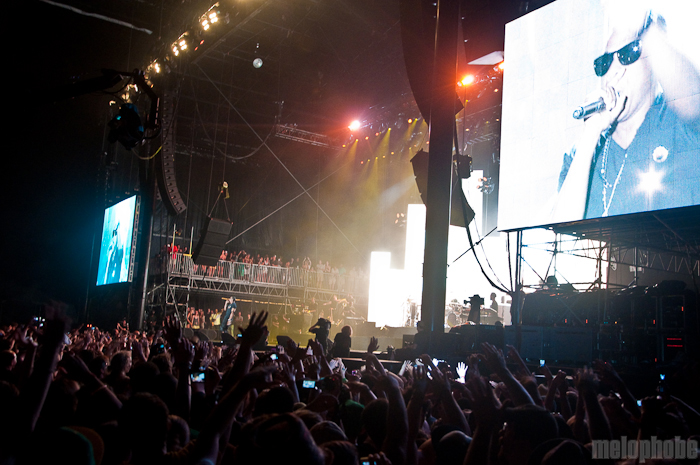 Jay-Z at What Stage, June 12, 2010. Photo by Chris Barth.