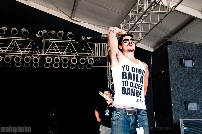 Mexican Institute of Sound at The Other Tent, June 12, 2010. Photo by Chris Barth.