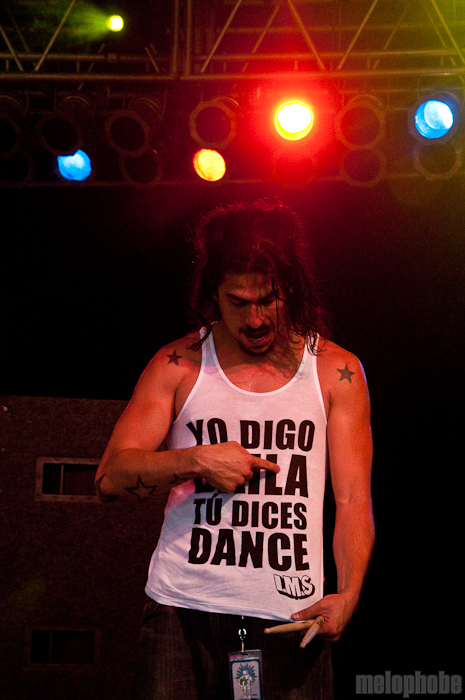 Mexican Institute of Sound at The Other Tent, June 12, 2010. Photo by Chris Barth.