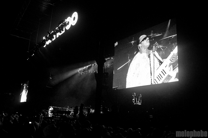 Stevie Wonder at What Stage, June 12, 2010. Photo by Chris Barth.