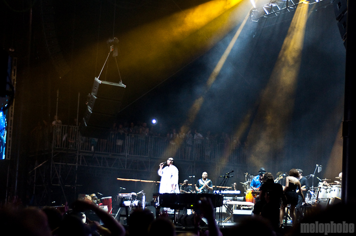 Stevie Wonder at What Stage, June 12, 2010. Photo by Chris Barth.