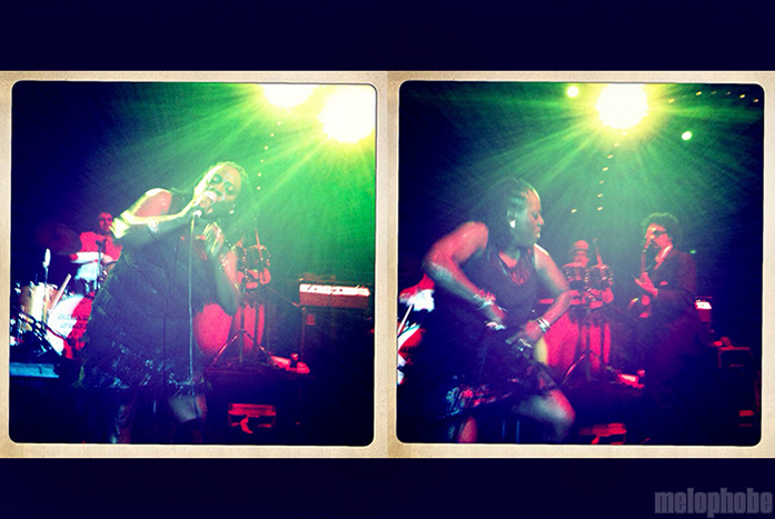 Sharon Jones and the Dap-Kings at Crystal Ballroom, June 22, 2010. Photo by Colin McLaughlin.