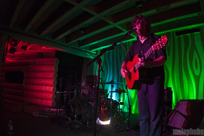 Lou Barlow at Doug Fir Lounge, June 23, 2010. Photo by Lymay Iwasaki.