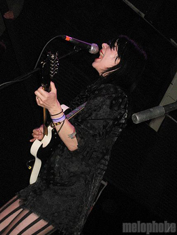 Dum Dum Girls at Hawthorne Theatre, June 25, 2010. Photo by Carrie Johnston.