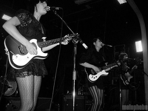 Dum Dum Girls at Hawthorne Theatre, June 25, 2010. Photo by Carrie Johnston.