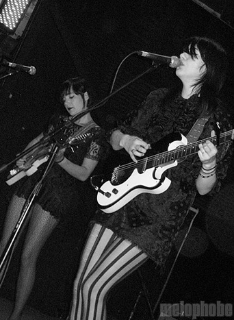 Dum Dum Girls at Hawthorne Theatre, June 25, 2010. Photo by Carrie Johnston.