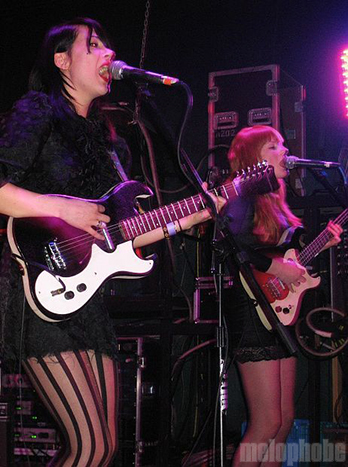 Dum Dum Girls at Hawthorne Theatre, June 25, 2010. Photo by Carrie Johnston.
