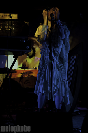 CocoRosie at Wonder Ballroom, June 26, 2010. Photo by Rodrigo Melgarejo.