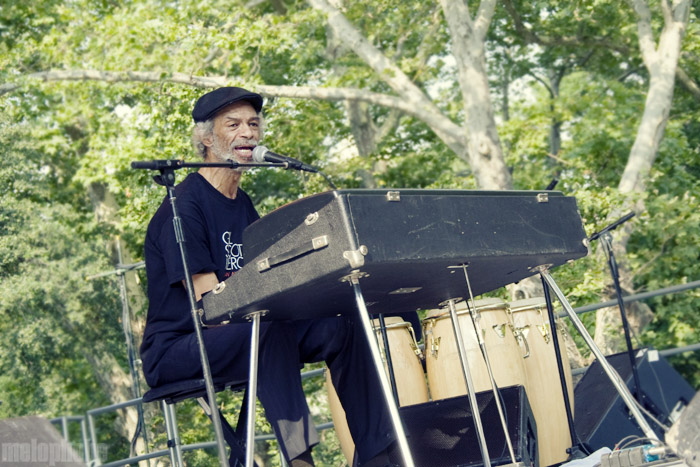Gil Scott-Heron at Central Park SummerStage, June 27, 2010. Photo by Beth Freeman Doreian.
