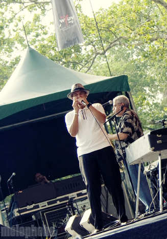 Gil Scott-Heron at Central Park SummerStage, June 27, 2010. Photo by Beth Freeman Doreian.