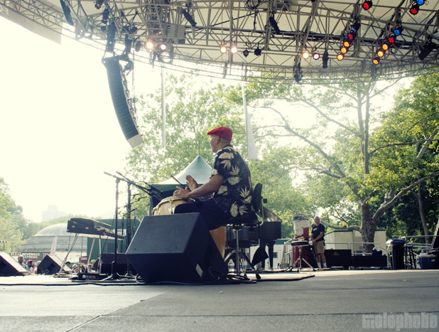 Gil Scott-Heron at Central Park SummerStage, June 27, 2010. Photo by Beth Freeman Doreian.