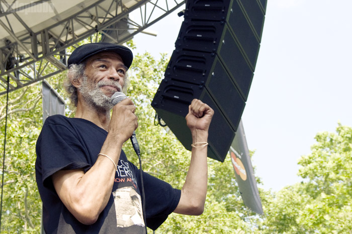 Gil Scott-Heron at Central Park SummerStage, June 27, 2010. Photo by Beth Freeman Doreian.