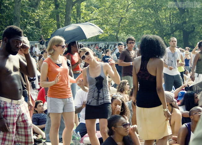 Gil Scott-Heron at Central Park SummerStage, June 27, 2010. Photo by Beth Freeman Doreian.