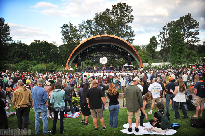 Widespread Panic at Cuthbert Amphitheater, June 29, 2010. Photo by Alice Falzone.