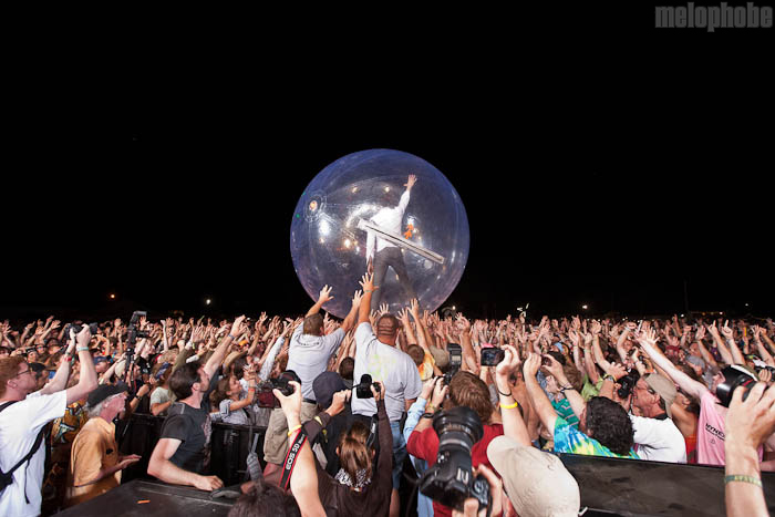 The Flaming Lips, July 2, 2010. Photo by Michael Spencer.