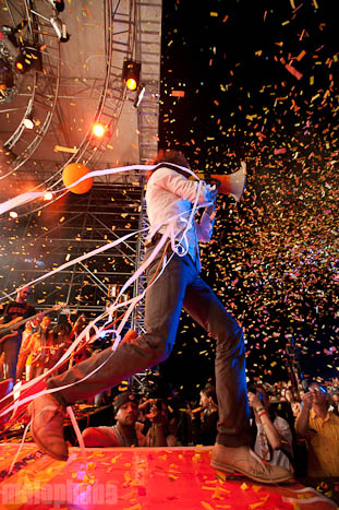 The Flaming Lips, July 2, 2010. Photo by Michael Spencer.