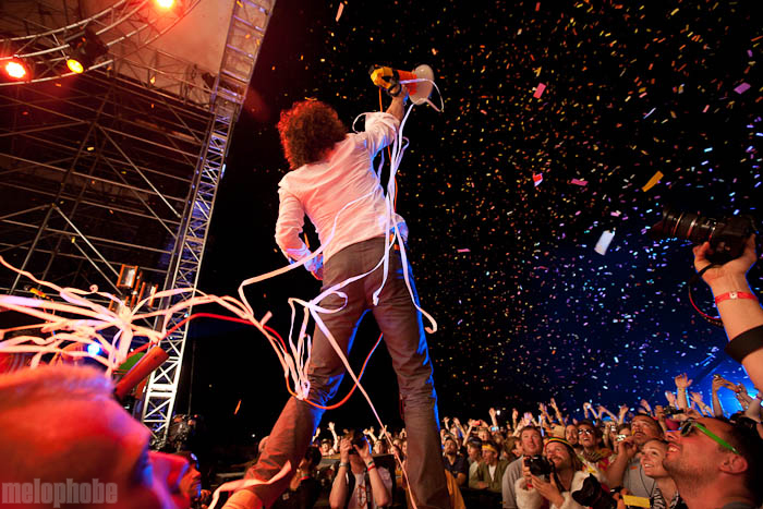 The Flaming Lips, July 2, 2010. Photo by Michael Spencer.