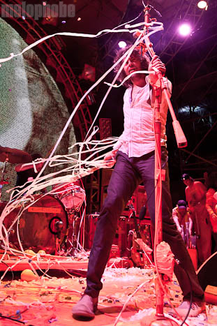 The Flaming Lips, July 2, 2010. Photo by Michael Spencer.