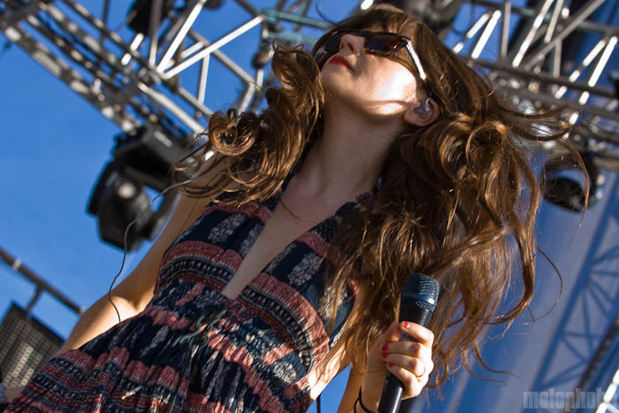 She & Him, July 2, 2010. Photo by Michael Spencer.