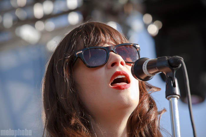 She & Him, July 2, 2010. Photo by Michael Spencer.