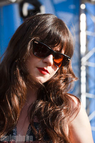 She & Him, July 2, 2010. Photo by Michael Spencer.