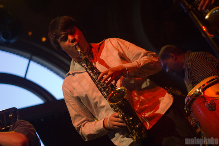 Philly's Phunkestra Soul Orchestra at Crystal Ballroom, July 7, 2010. Photo by Troy Dunham.