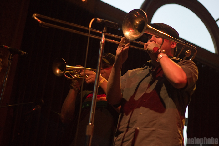 Philly's Phunkestra Soul Orchestra at Crystal Ballroom, July 7, 2010. Photo by Troy Dunham.