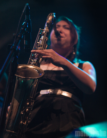Philly's Phunkestra Soul Orchestra at Crystal Ballroom, July 7, 2010. Photo by Troy Dunham.