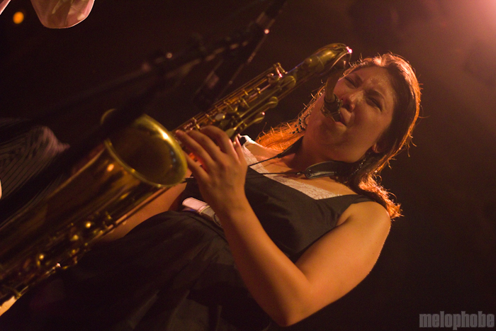 Philly's Phunkestra Soul Orchestra at Crystal Ballroom, July 7, 2010. Photo by Troy Dunham.