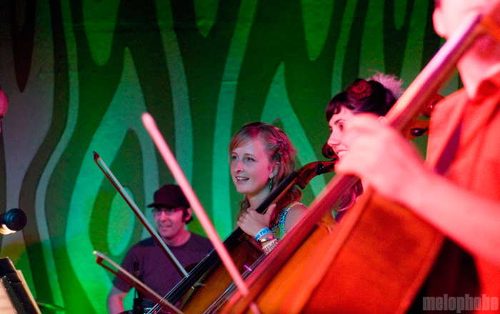 Portland Cello Project at Doug Fir Lounge, July 9, 2010. Photo by Colin McLaughlin.