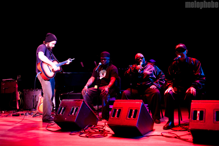 The Blind Boys of Alabama at Lincoln Center for the Performing Arts, July 12, 2010. Photo by Michael Weintrob.