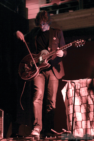 Rafael Anton Irisarri at Mississippi Studios, July 14, 2010. Photo by Troy Dunham.