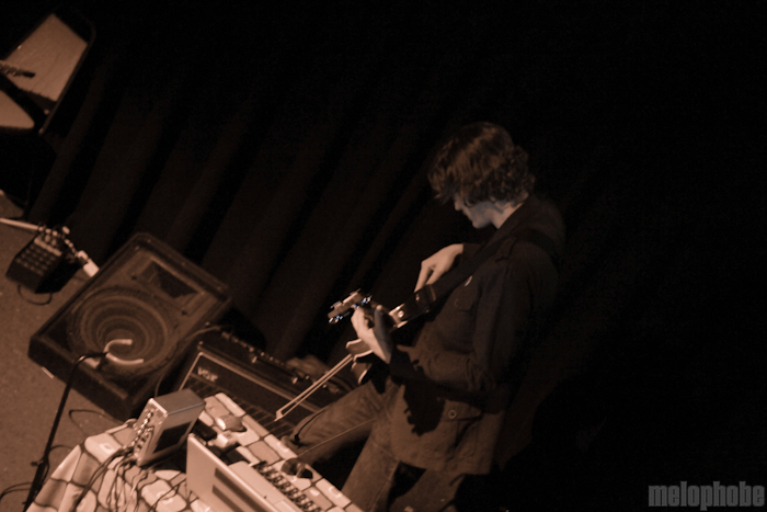 Rafael Anton Irisarri at Mississippi Studios, July 14, 2010. Photo by Troy Dunham.
